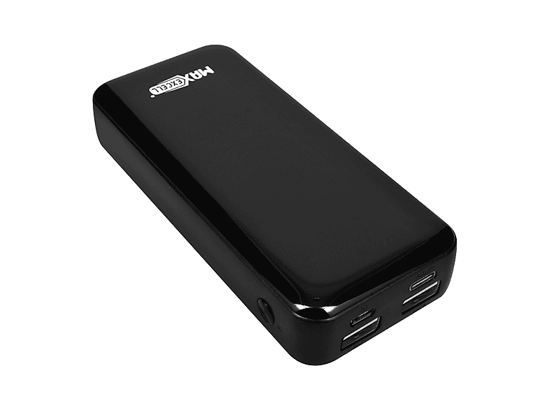 MAX EXCELL 10.000mAh 2x USB-Ports Powerbank 10000  mAh Schwarz