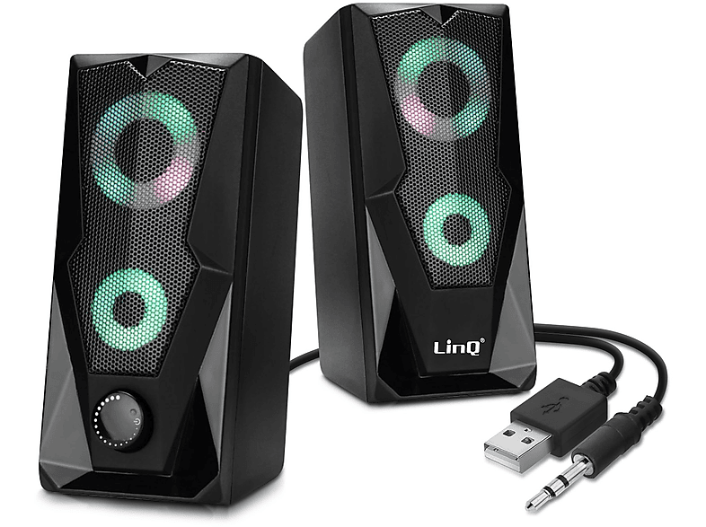 LINQ A5005 LED 2.0 PC Lautsprecher