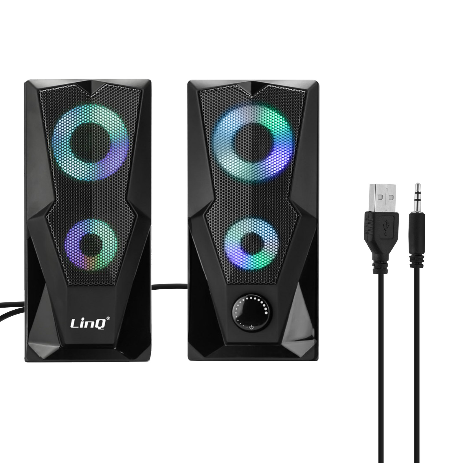 LINQ A5005 Lautsprecher 2.0 LED PC