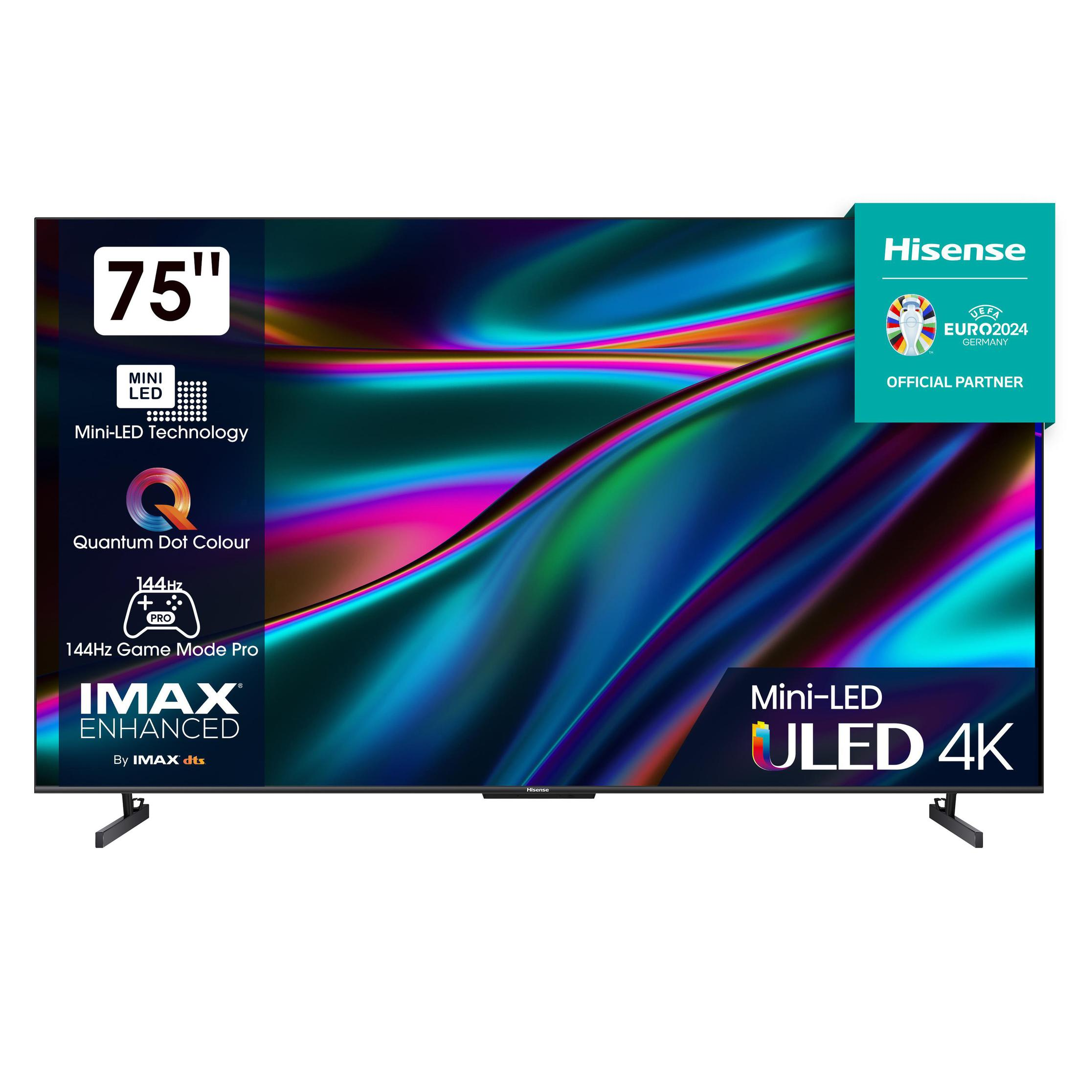 HISENSE 75 U 7 KQ SMART 75 4K, UHD 189 TV) 3D, TV cm, (Flat, / LED Zoll