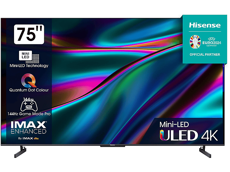 HISENSE 75 U 7 KQ LED TV (Flat, 75 Zoll / 189 cm, UHD 4K, 3D, SMART TV ...