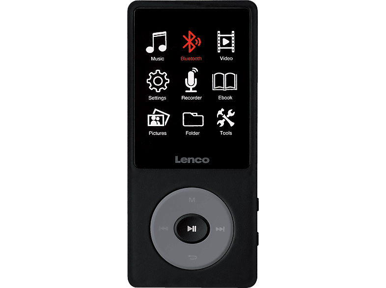 LENCO Xemio860BK MP4 Player 8 GB, SchwarzGrau MediaMarkt