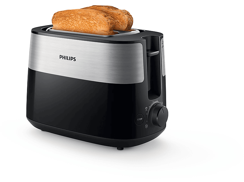 Philips Daily HD2637/90 Tostadora 2 Rebanadas 950W Negra