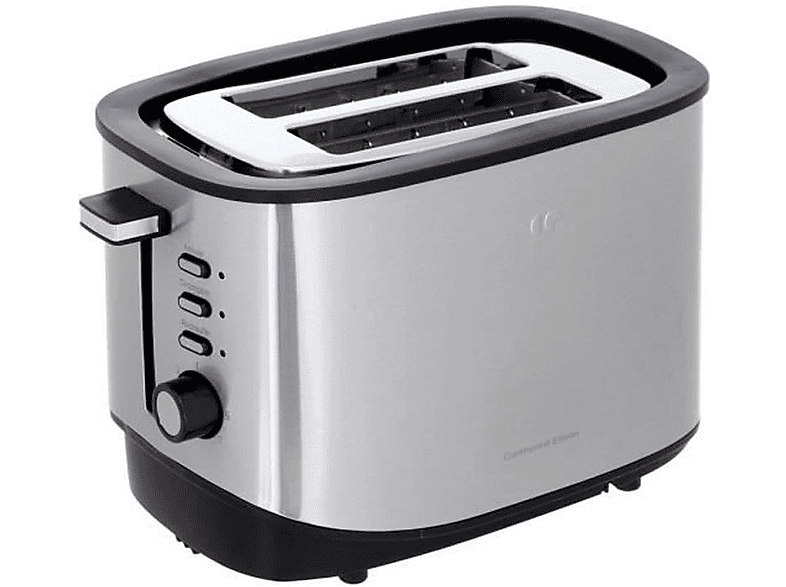 CONTINENTAL EDISON CEGP2Fix Toaster Edelstahl (800 Watt, Schlitze: 2)