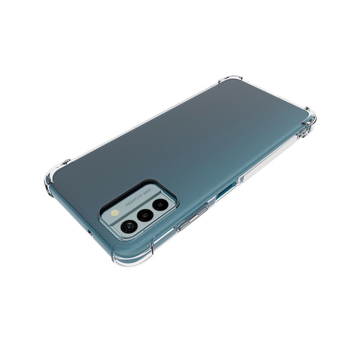 WIGENTO 1x Ecken TPU G22 Schock 4G, verstärkte Silikon Transparent Backcover, dünn robust, Hülle Nokia