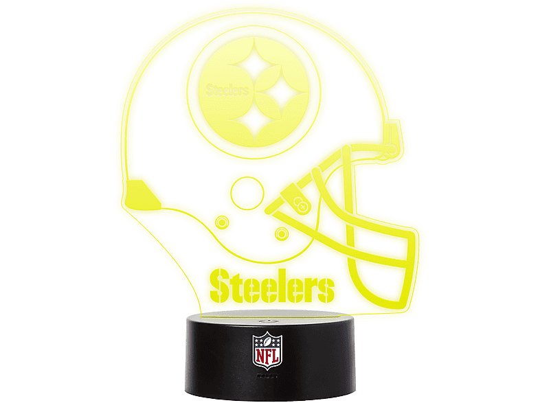 GREAT BRANDING Pittsburgh NFL Steelers LED-Licht Football \