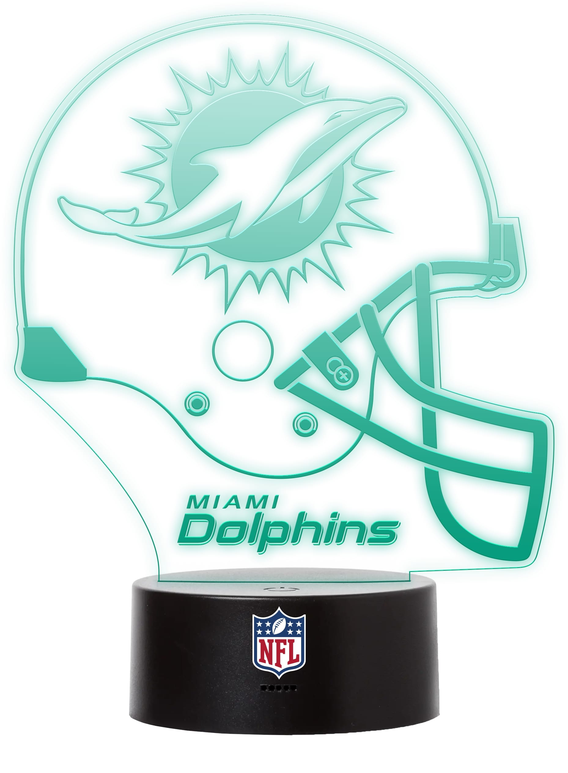 GREAT BRANDING Miami Dolphins NFL LED-Licht Football \
