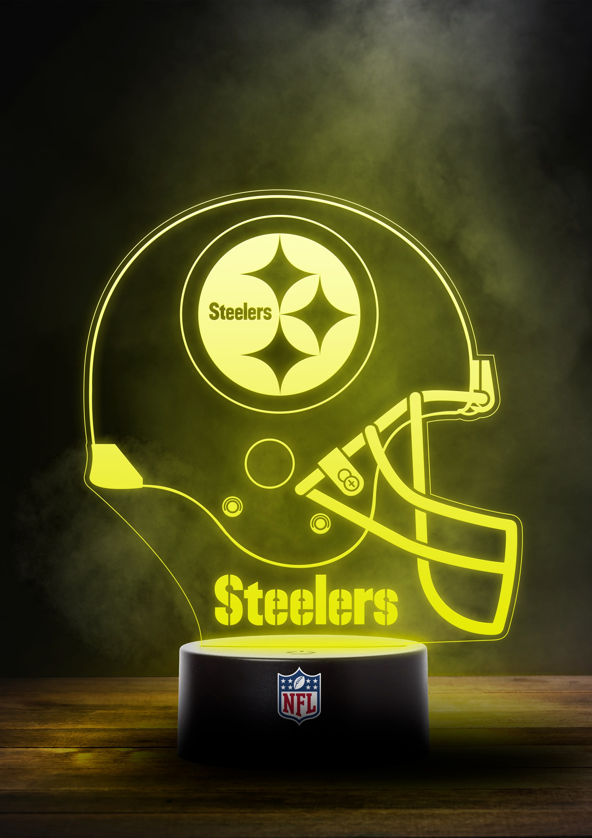 GREAT BRANDING Pittsburgh NFL Steelers LED-Licht Football \