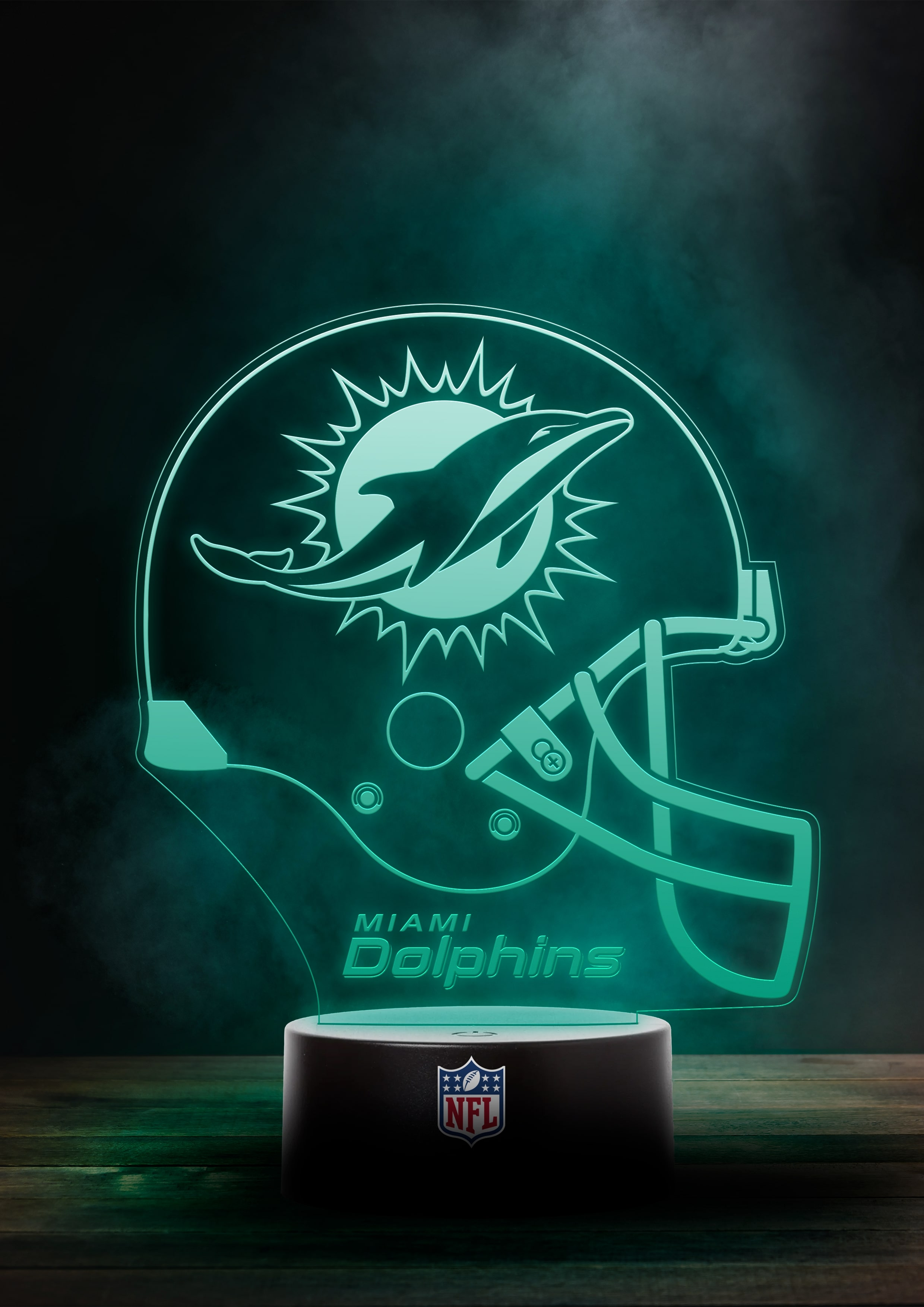 GREAT BRANDING Miami Dolphins NFL LED-Licht Football \