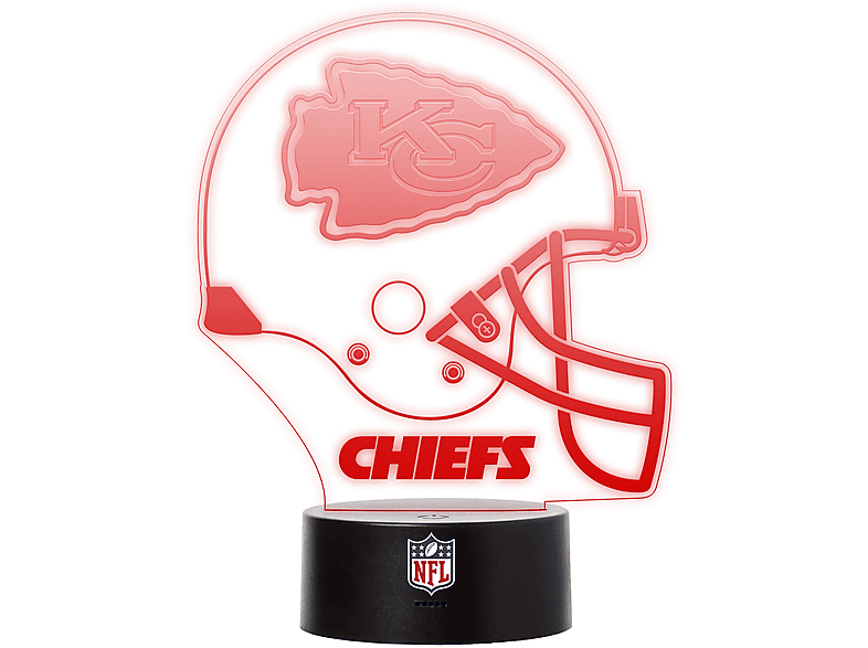 GREAT BRANDING Kansas City Chiefs NFL Football "HELM" LEDLicht SATURN