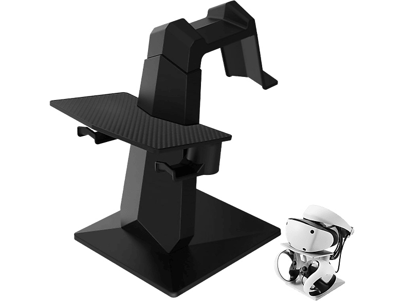 PS VR2-Ständer, Horizontaler Controller Halterung VR-Desktop-Ständer PS Konsole, RESPIEL für MediaMarkt Ständer |