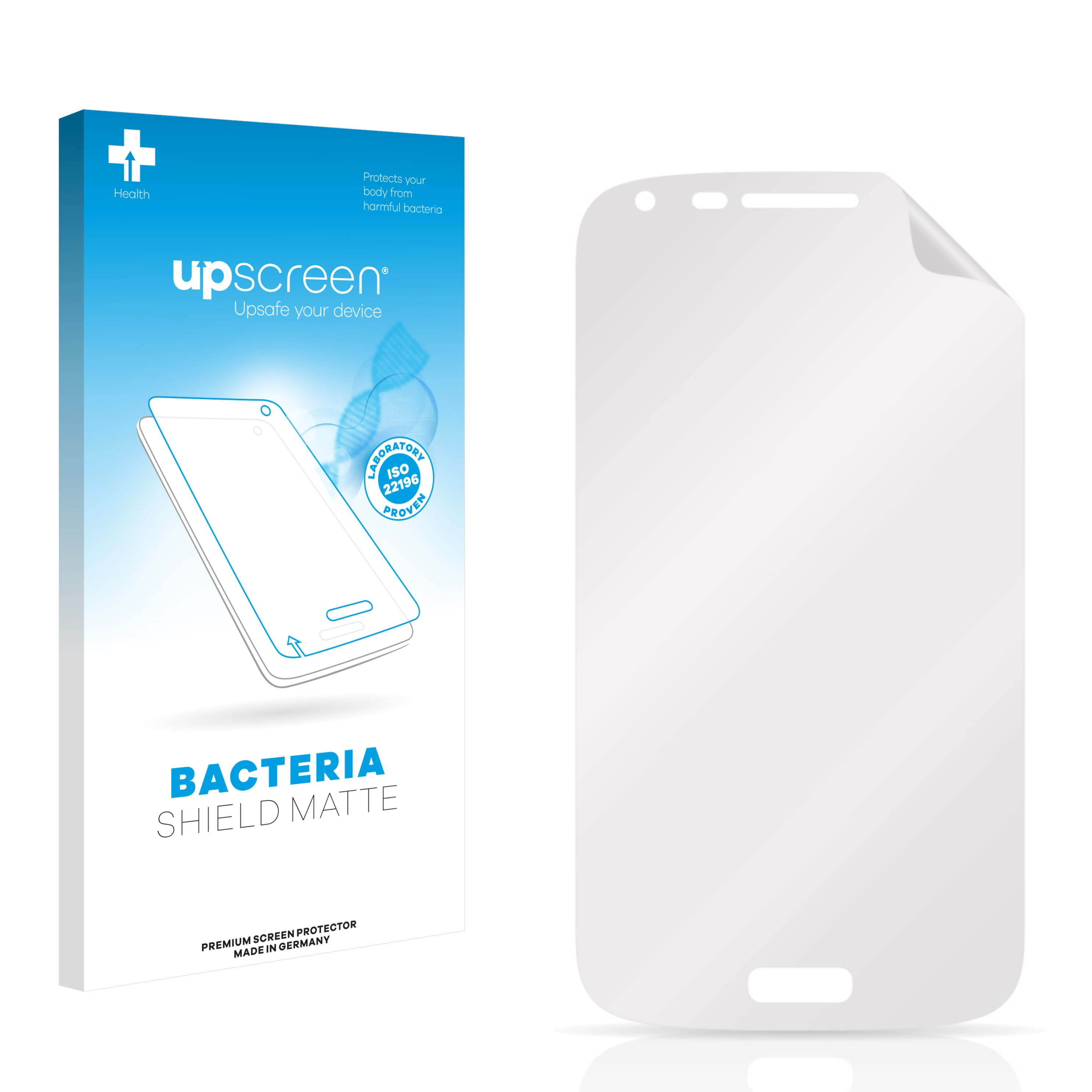 UPSCREEN antibakteriell matte Duos Galaxy Schutzfolie(für entspiegelt I8262) Core Samsung