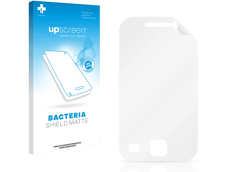 UPSCREEN antibakteriell Schutzfolie(für Samsung GT-S5360) entspiegelt matte