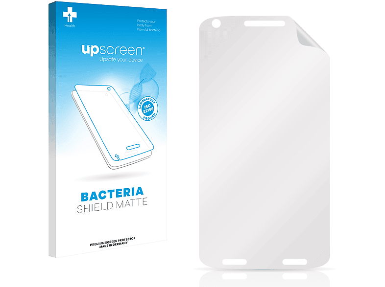 UPSCREEN antibakteriell entspiegelt matte Schutzfolie(für Motorola Moto X Force)