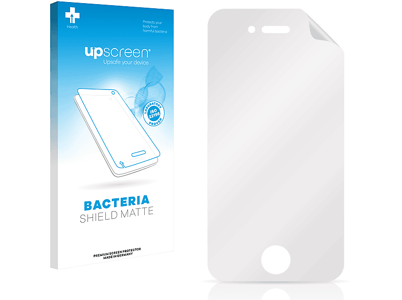 UPSCREEN antibakteriell entspiegelt iPhone Schutzfolie(für Apple 4S) matte