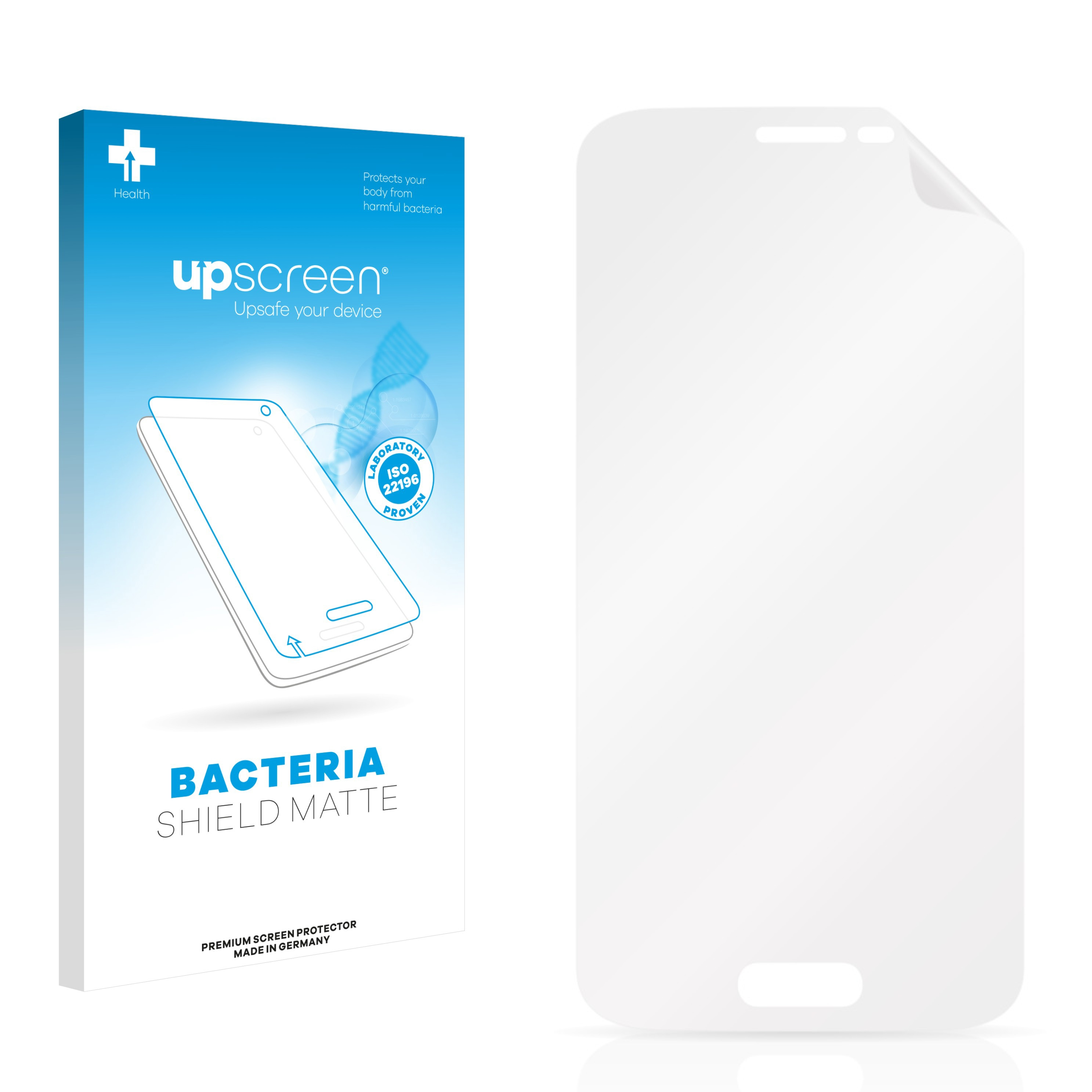 UPSCREEN antibakteriell entspiegelt matte SM-G800F) Schutzfolie(für S5 Samsung Galaxy Mini
