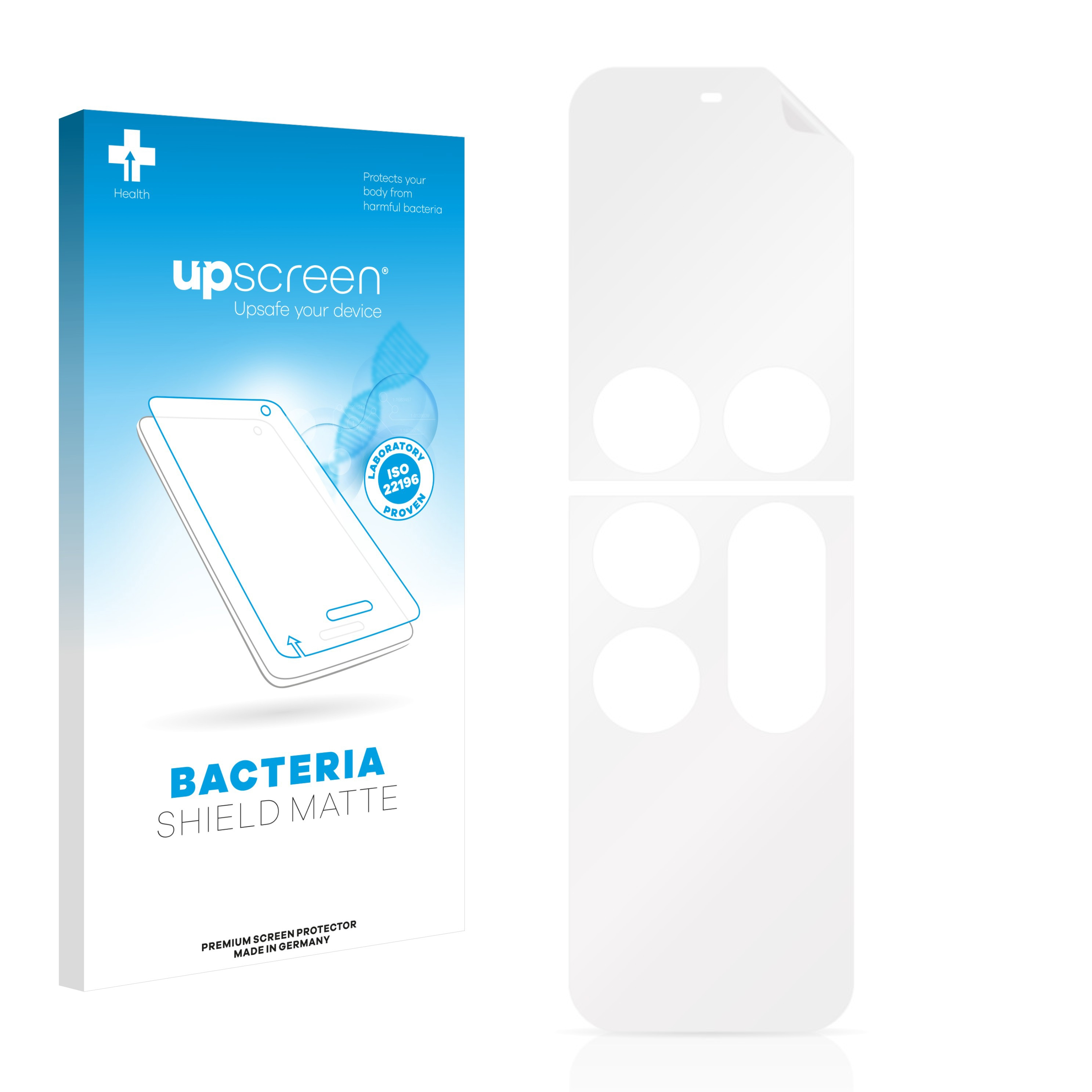 UPSCREEN antibakteriell entspiegelt matte Schutzfolie(für TV 4) Apple Apple Control Remote
