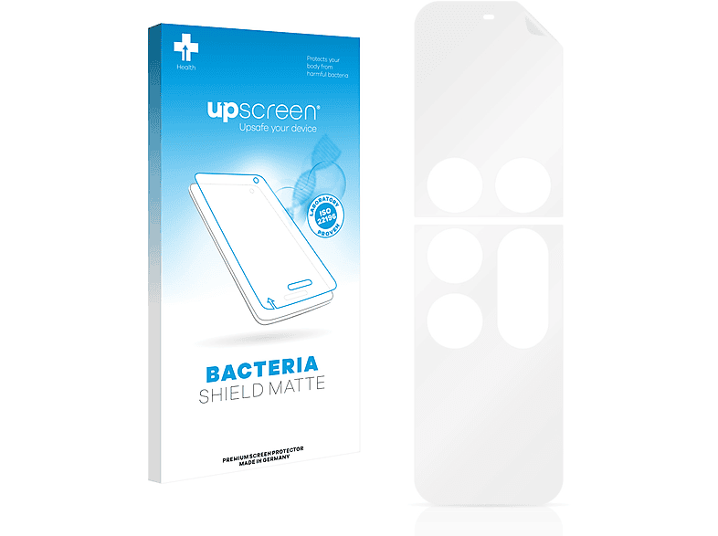 UPSCREEN antibakteriell entspiegelt matte Schutzfolie(für Apple Remote Control Apple TV 4)