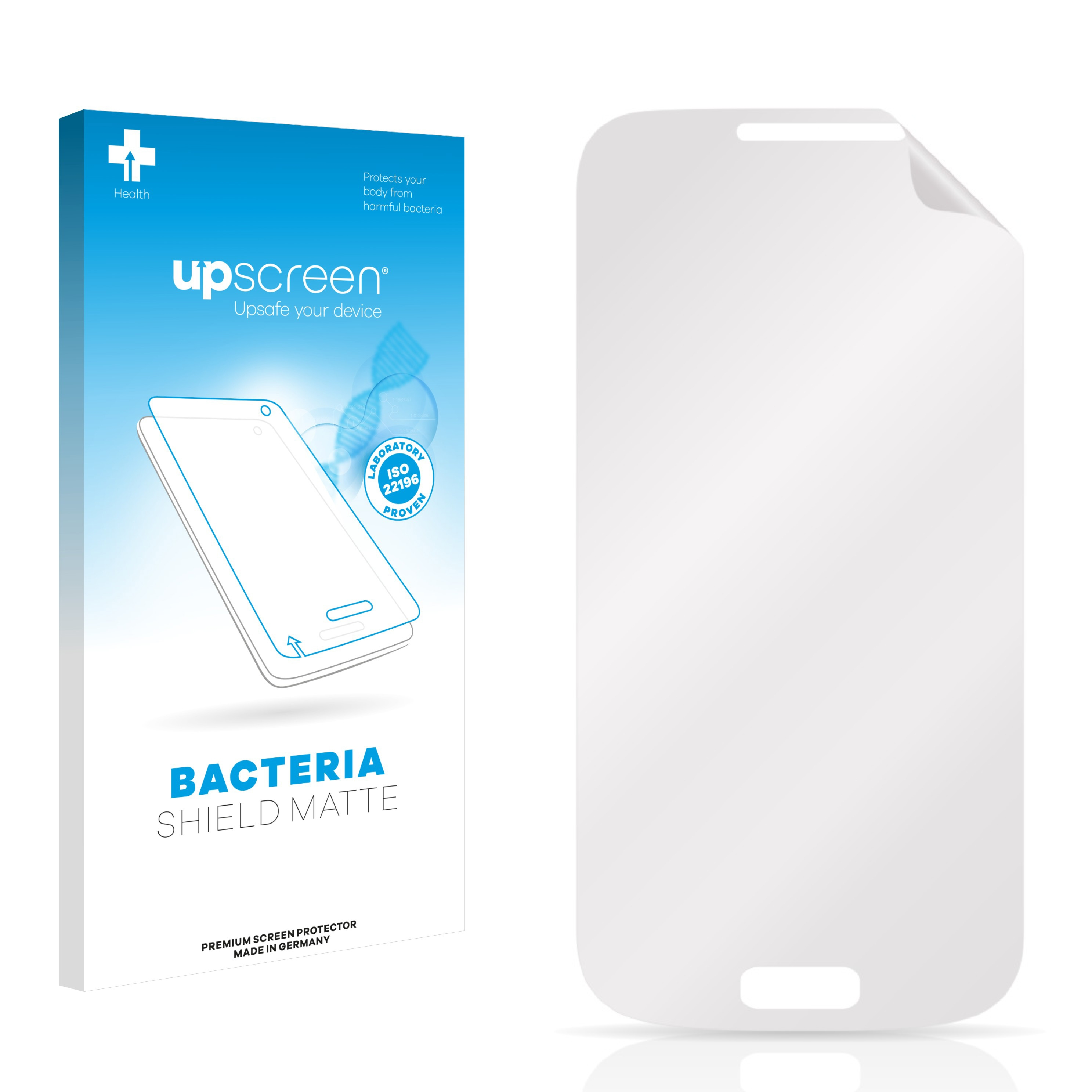 I9195) (4G) LTE antibakteriell Schutzfolie(für Samsung UPSCREEN matte entspiegelt S4 Mini Galaxy