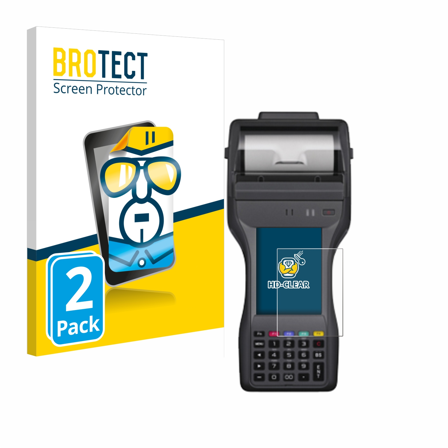 BROTECT Casio klare Schutzfolie(für 2x IT-9000)