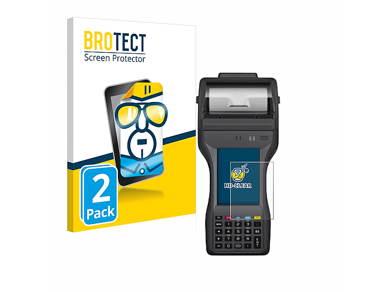 BROTECT Casio klare Schutzfolie(für 2x IT-9000)