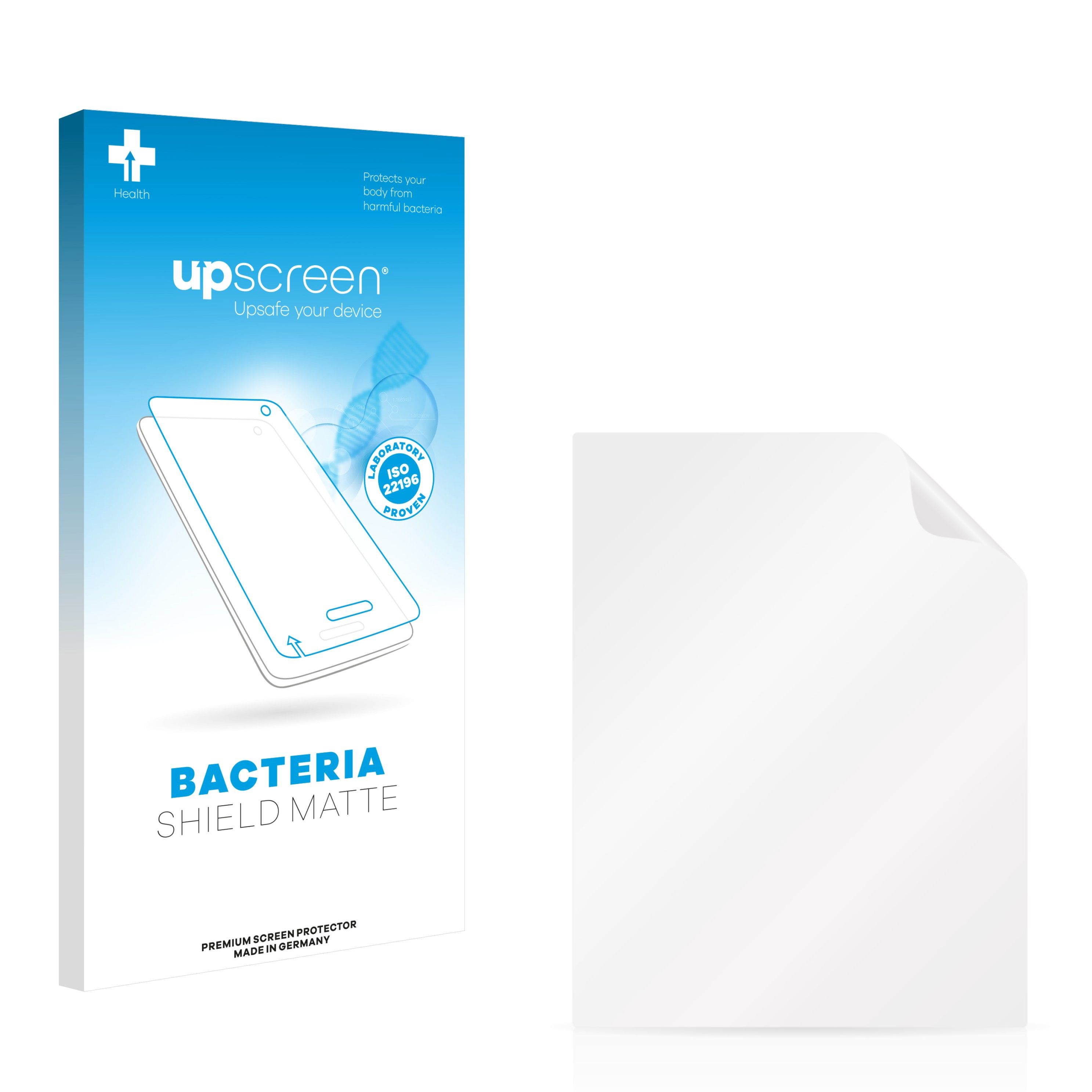 UPSCREEN antibakteriell entspiegelt matte Schutzfolie(für Testo Basic) 320
