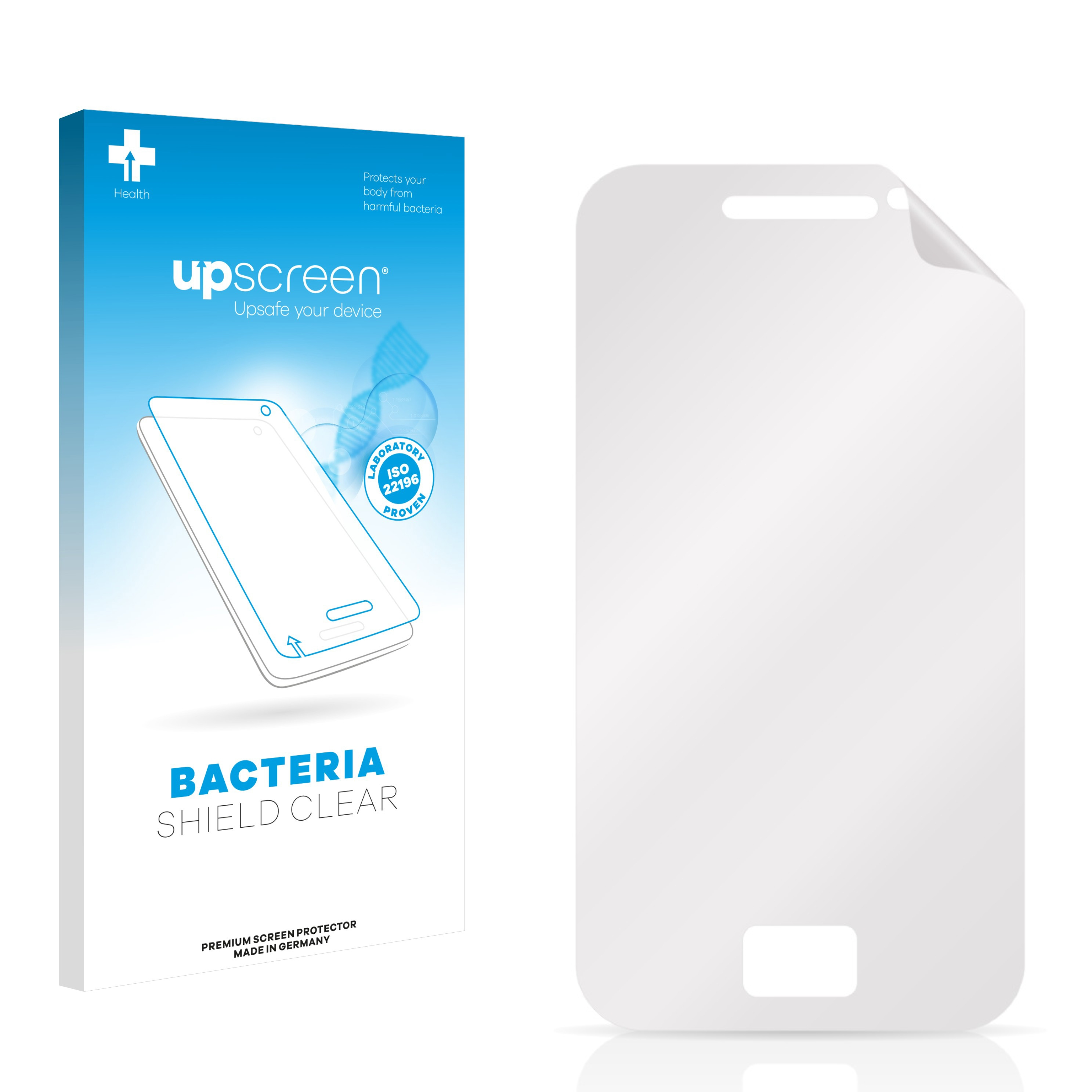UPSCREEN antibakteriell klare Schutzfolie(für Galaxy Samsung Boss) Ace Hugo