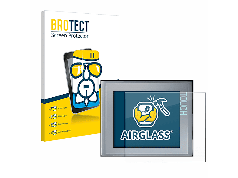 BROTECT Airglass klare Schutzfolie(für Siemens Simatic Flat Panel Touch (15\