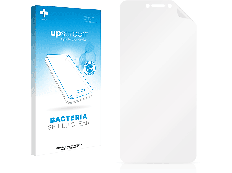 UPSCREEN antibakteriell klare Schutzfolie(für Huawei P8 Lite 2017)