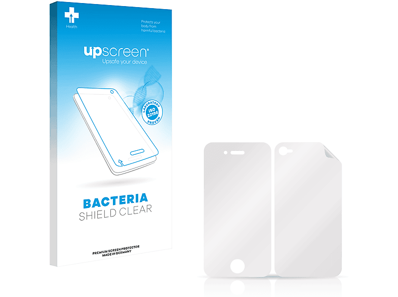UPSCREEN antibakteriell klare Schutzfolie(für Apple iPhone 4S)