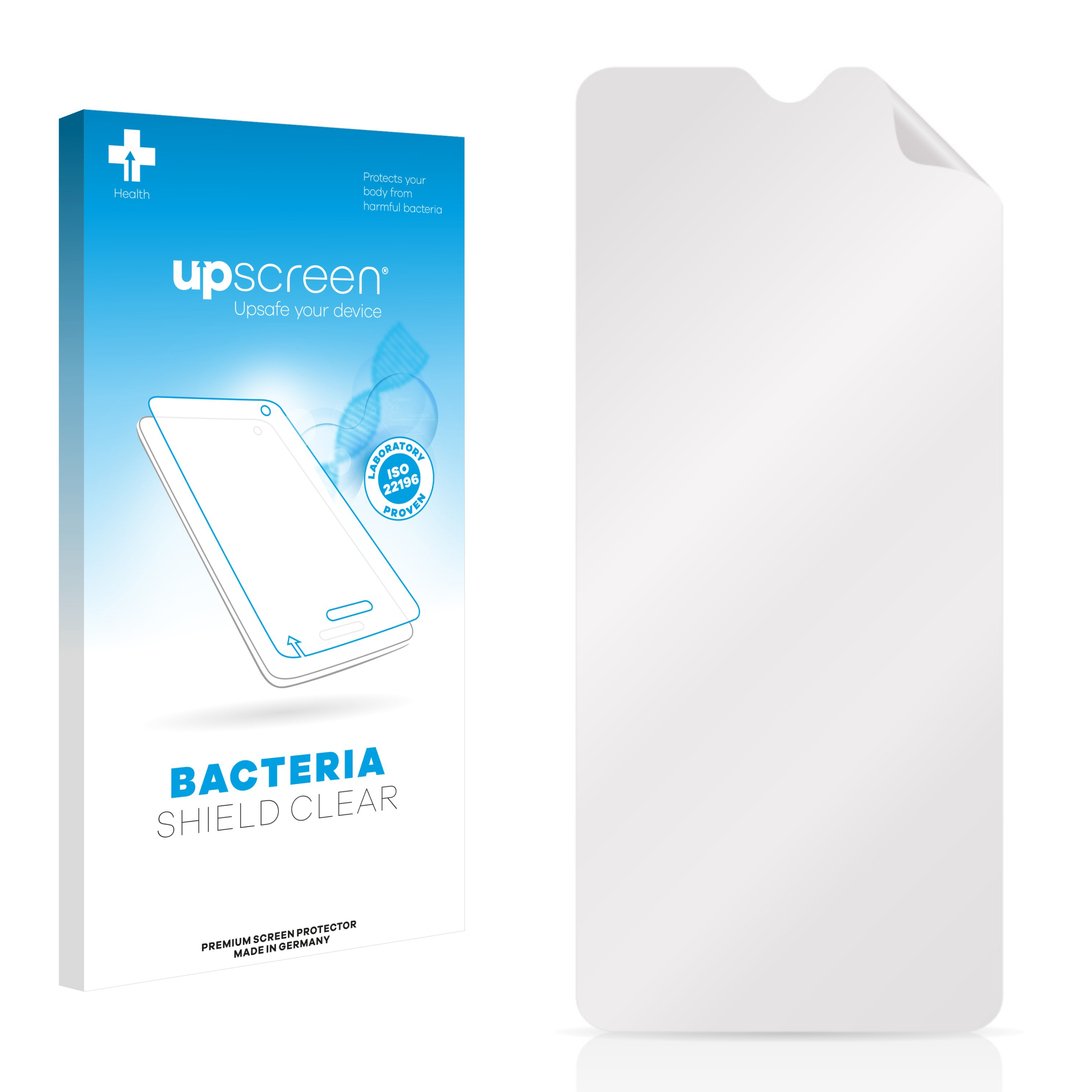 UPSCREEN Galaxy Schutzfolie(für A20e) klare Samsung antibakteriell