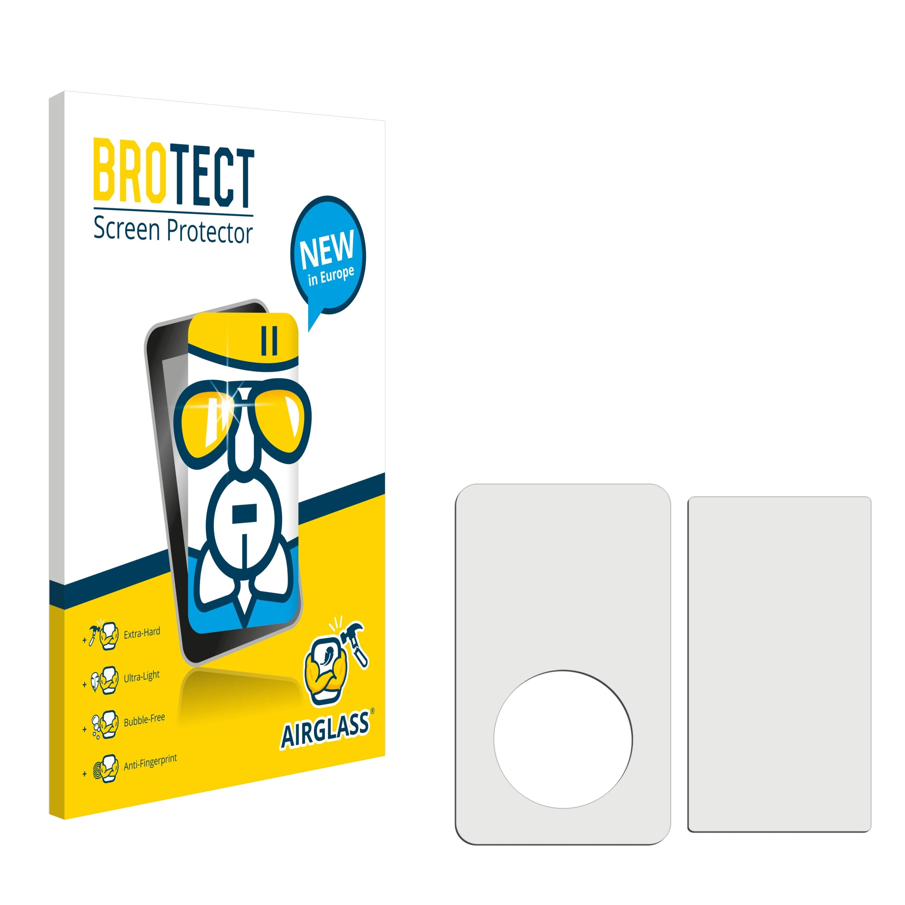 BROTECT Airglass klare Schutzfolie(für Apple Gen.)) Classic (Display+Rückseite, iPod 5.5