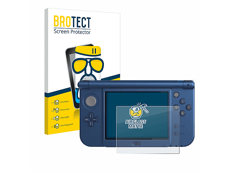 BROTECT Airglass matte Schutzfolie(für Display)) New XL Nintendo (Unteres 3DS