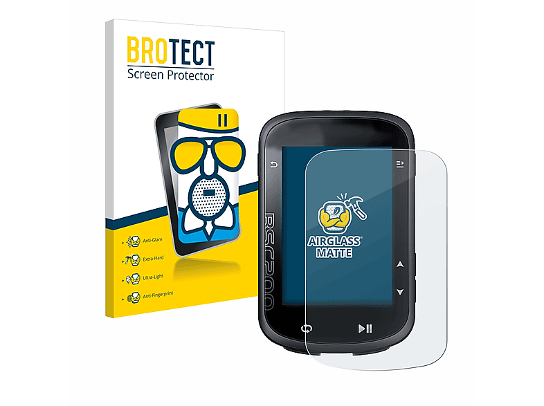 BROTECT Airglass matte Schutzfolie(für igpsport BSC200) | Navi-Taschen & -Schutzfolien