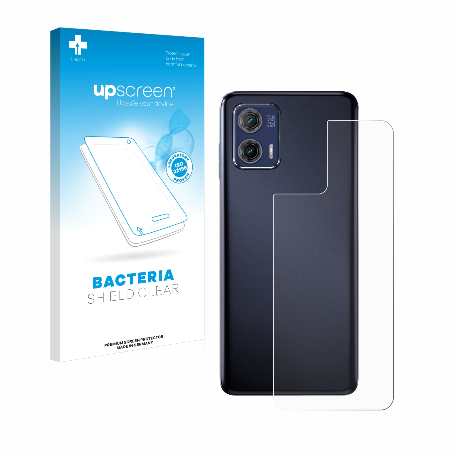 Schutzfolie(für 5G) Motorola antibakteriell UPSCREEN G73 klare Moto