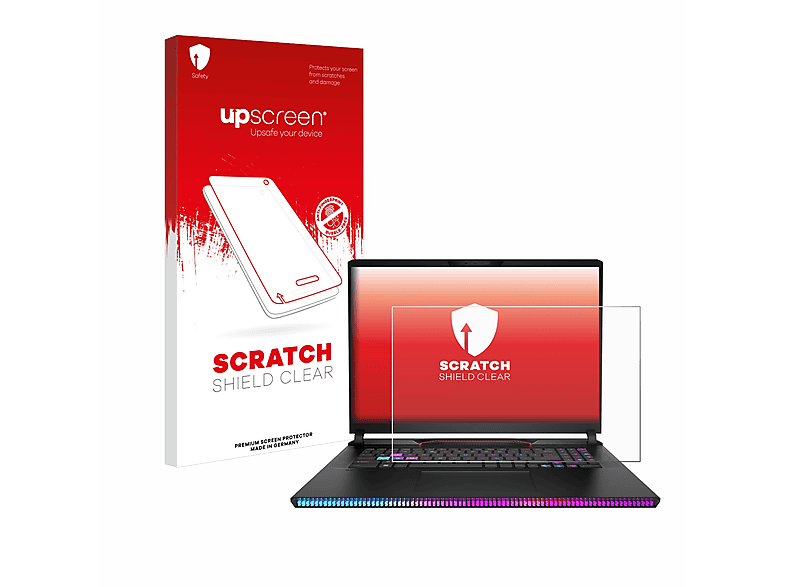 UPSCREEN Kratzschutz klare Schutzfolie(für MSI Raider GE78HX 13VI)