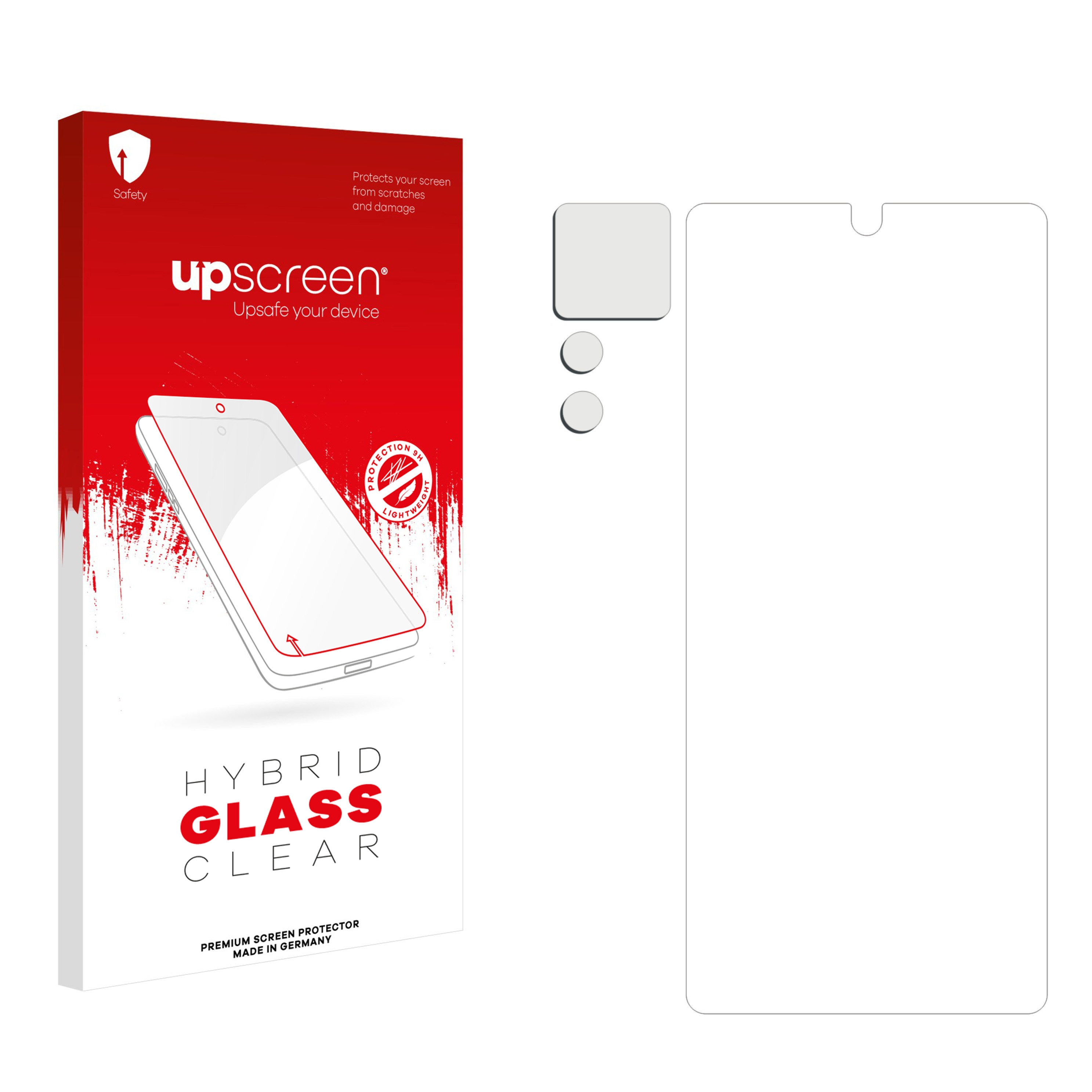 UPSCREEN klare Schutzfolie(für (Display+Kamera)) 12T Xiaomi