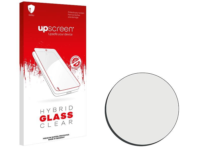 UPSCREEN klare Schutzfolie(für 17 (Kreisrund, ø: mm)) Universal Armbanduhren