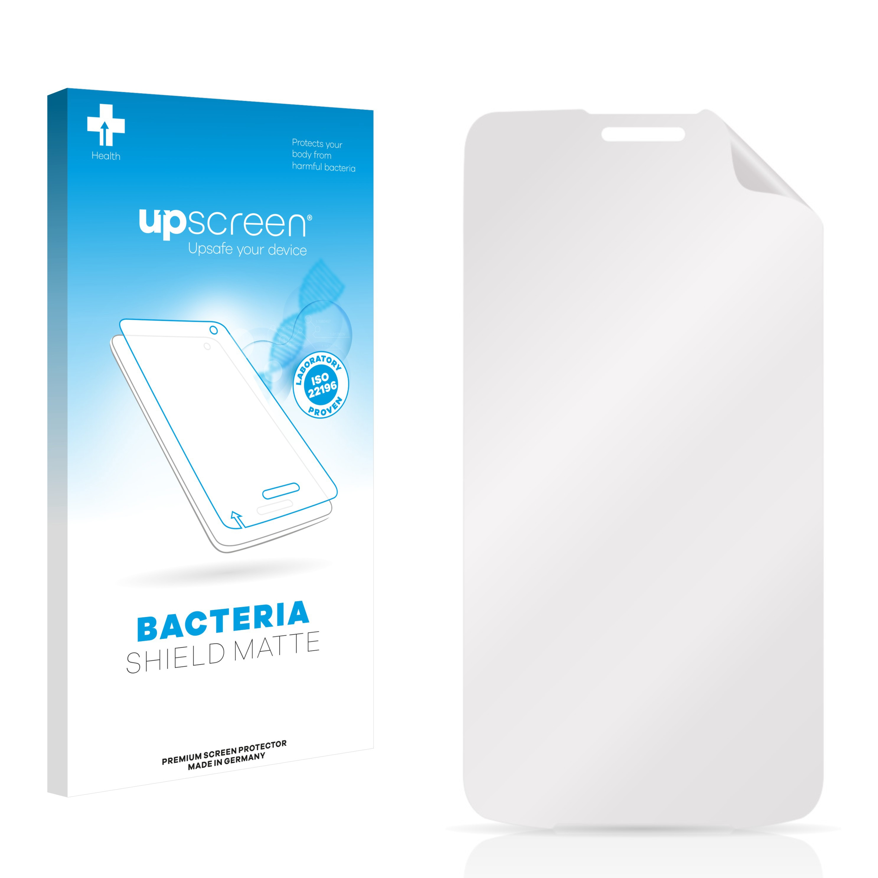 UPSCREEN antibakteriell entspiegelt Unitech EA500P Schutzfolie(für Plus) matte