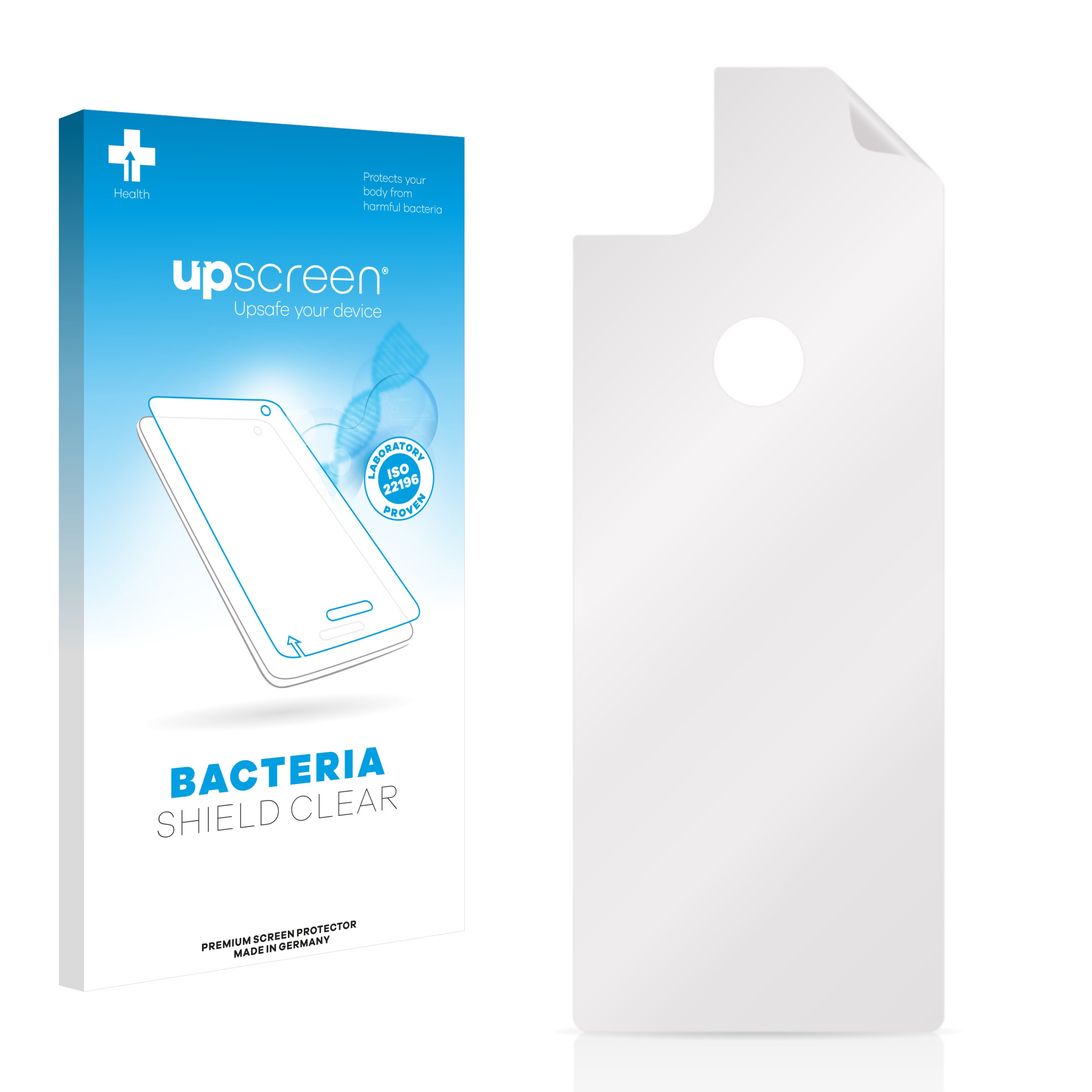 UPSCREEN 5G) Motorola Schutzfolie(für Moto klare G antibakteriell