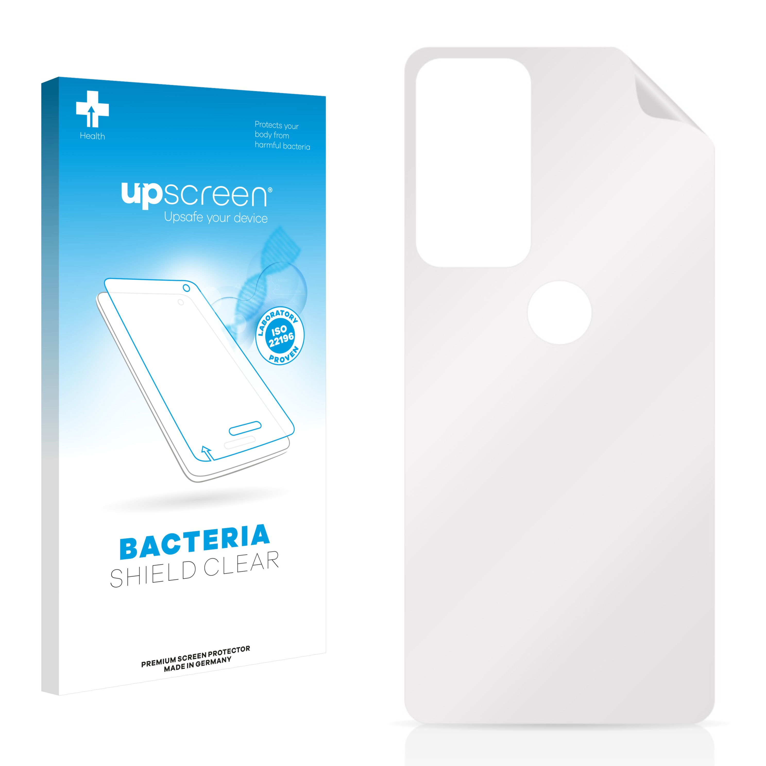 UPSCREEN antibakteriell klare Schutzfolie(für Motorola 20) Edge