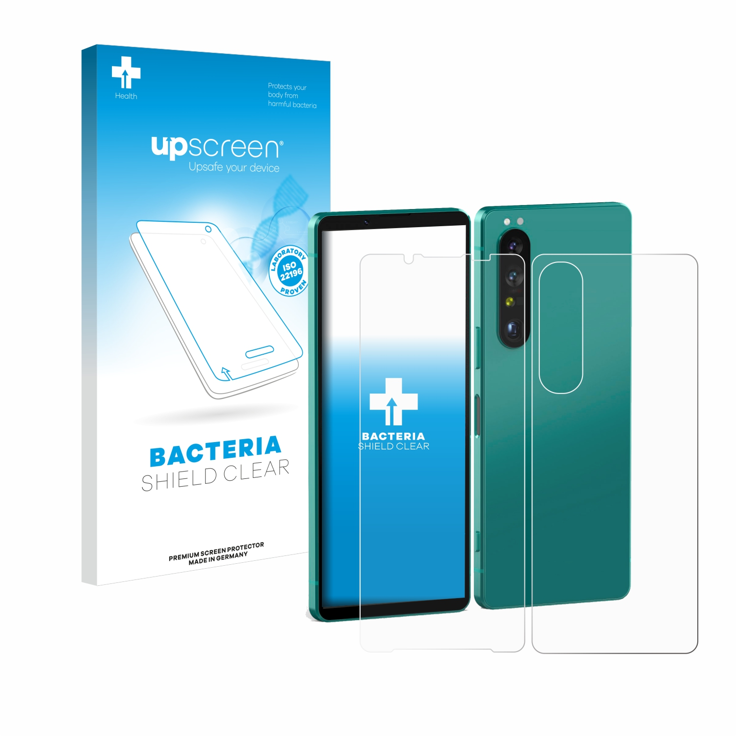 UPSCREEN antibakteriell klare Schutzfolie(für Sony V) Xperia 1