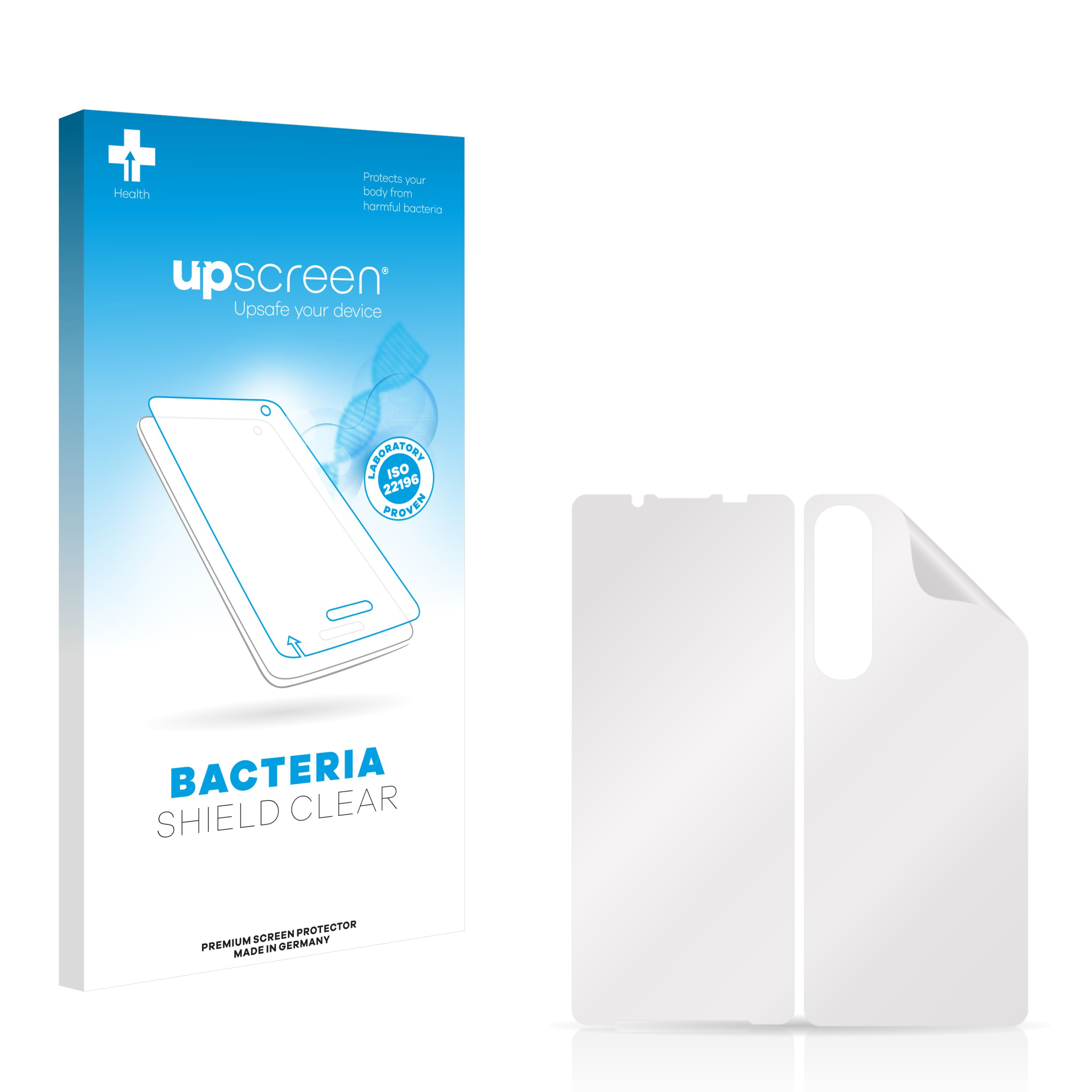 UPSCREEN antibakteriell klare Schutzfolie(für Xperia V) Sony 1