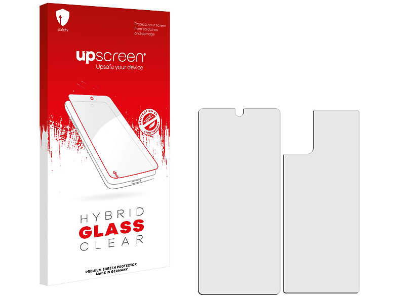 UPSCREEN klare Schutzfolie(für Samsung Galaxy A71 5G (Display+Rückseite))