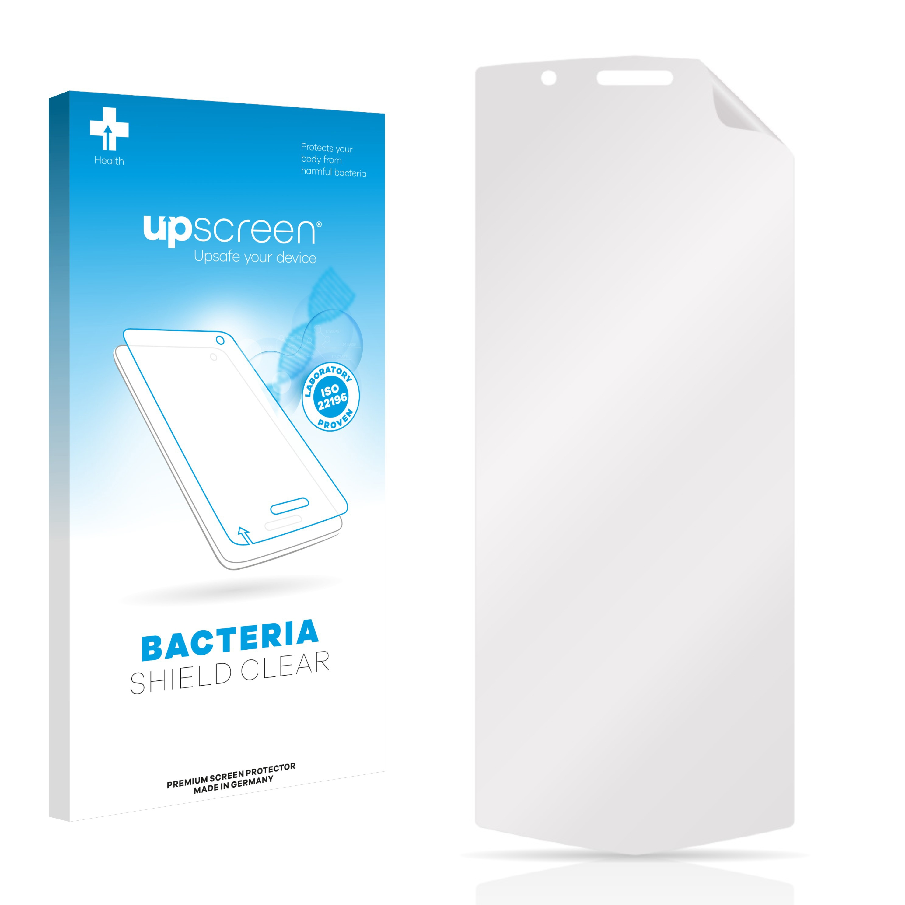 UPSCREEN klare 3) Schutzfolie(für antibakteriell Cubot Pocket