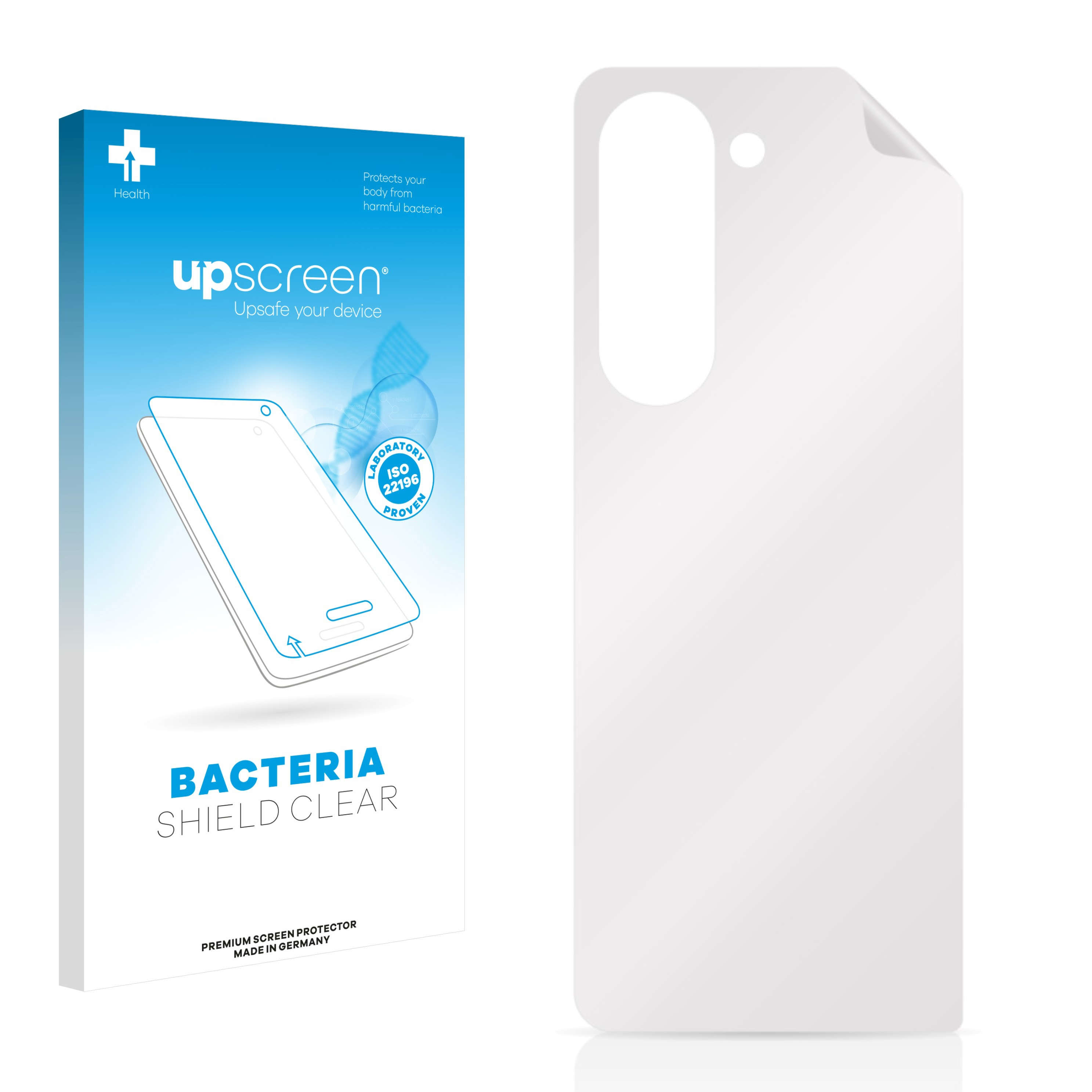 5) UPSCREEN Samsung Z Fold Galaxy klare antibakteriell Schutzfolie(für