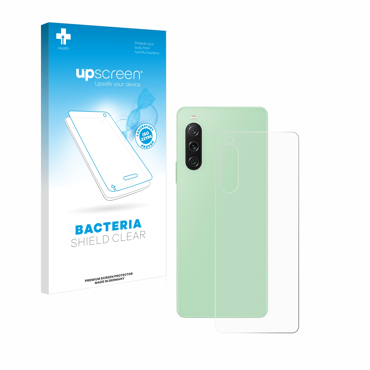 Xperia klare Schutzfolie(für Sony V) 10 antibakteriell UPSCREEN