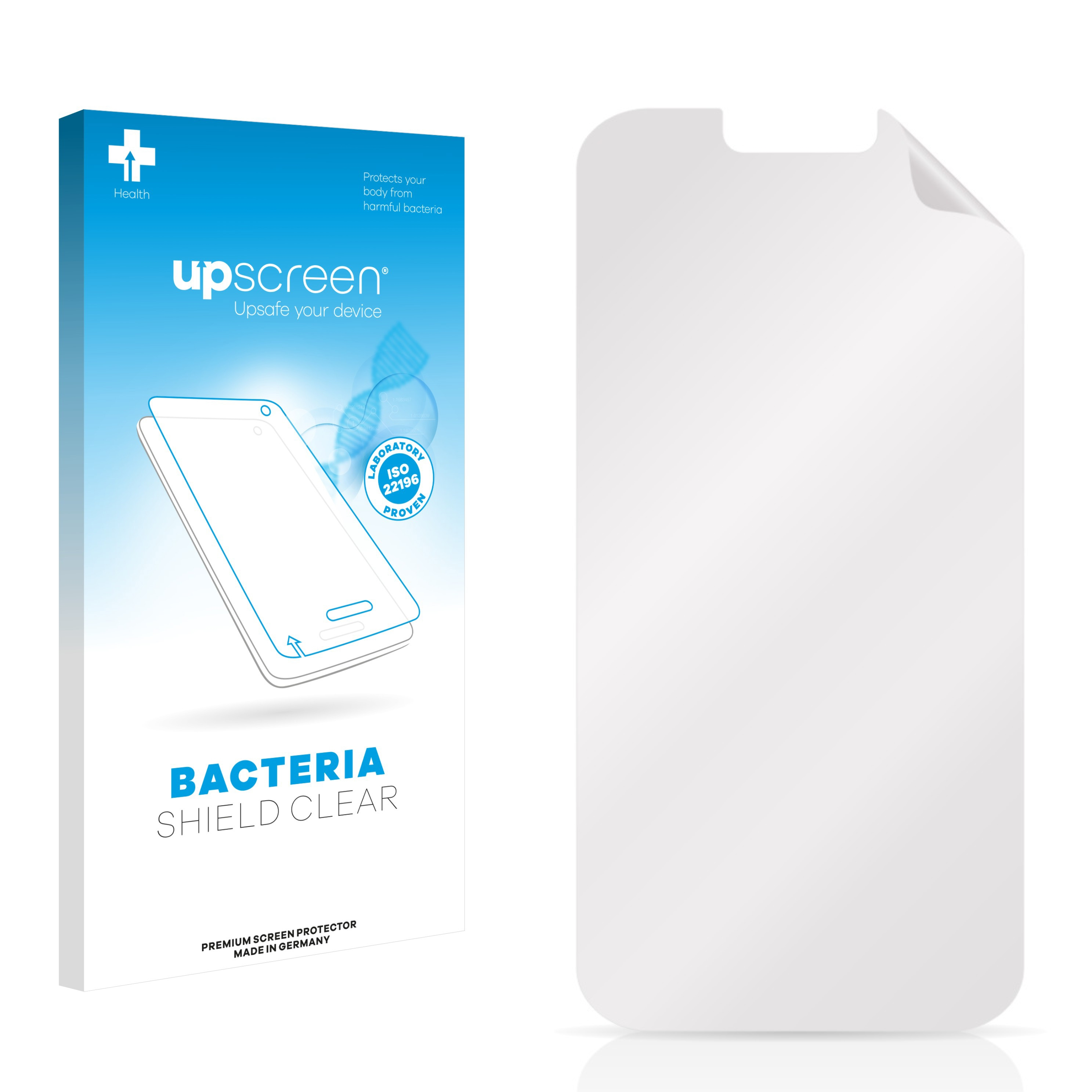 iPhone UPSCREEN Max) Apple antibakteriell Pro klare 13 Schutzfolie(für