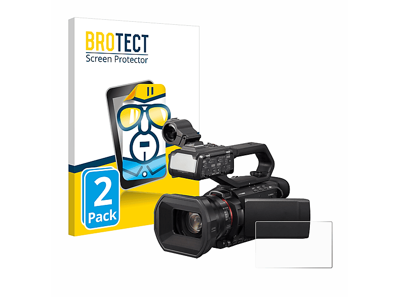 BROTECT 2x klare Schutzfolie(für Panasonic HC-X2000) | Schutzfolien & Schutzgläser