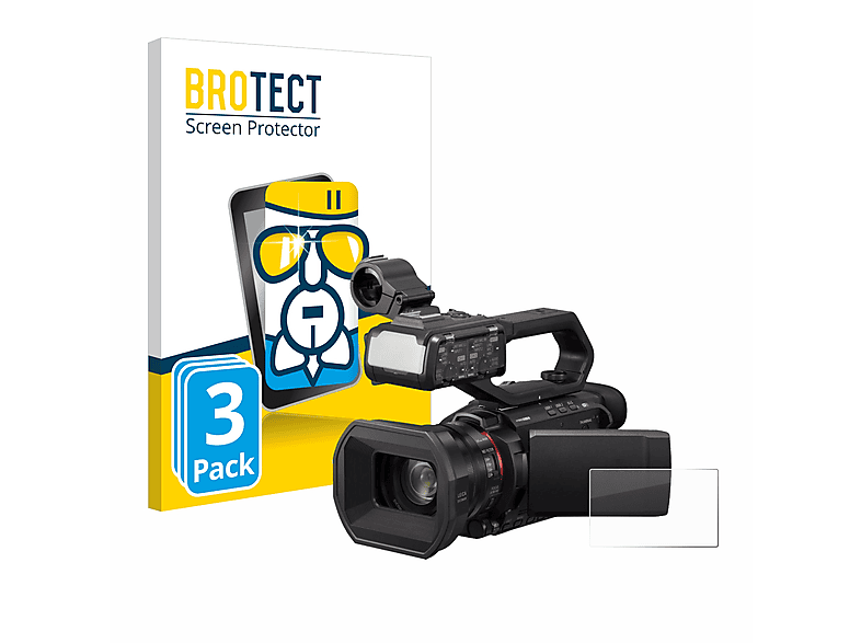 3x BROTECT HC-X1500) Airglass Panasonic klare Schutzfolie(für